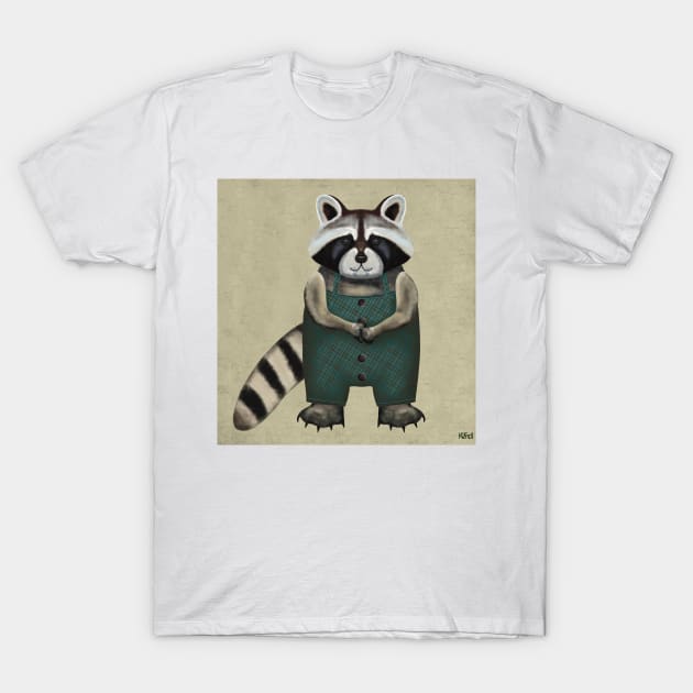 Rick the Raccoon by Kate VanFloof T-Shirt by KateVanFloof